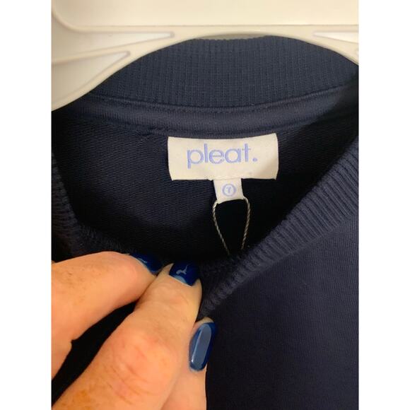 Pleat Cece Dress NWT Navy size 7 - Picture 2 of 4